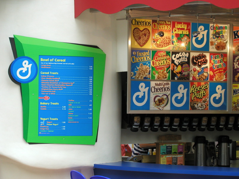 Bowl of Cereal, $1.00, Mall of America, Bloomington